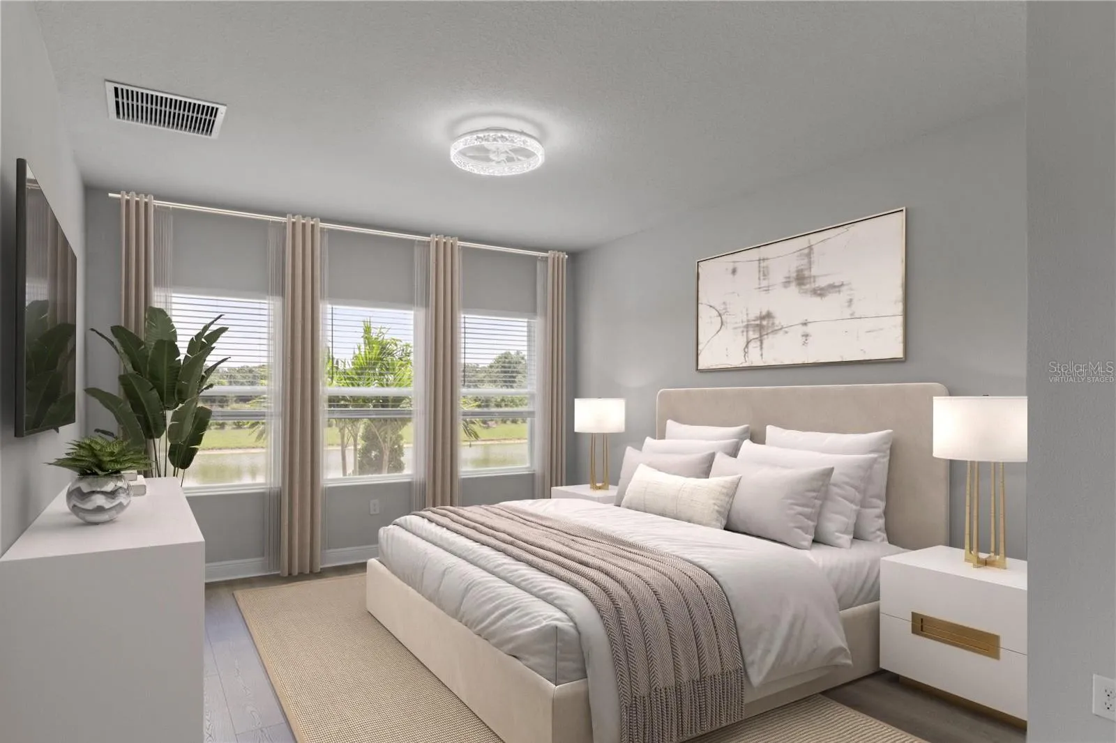 Virtually Staged- Primary Bedroom
