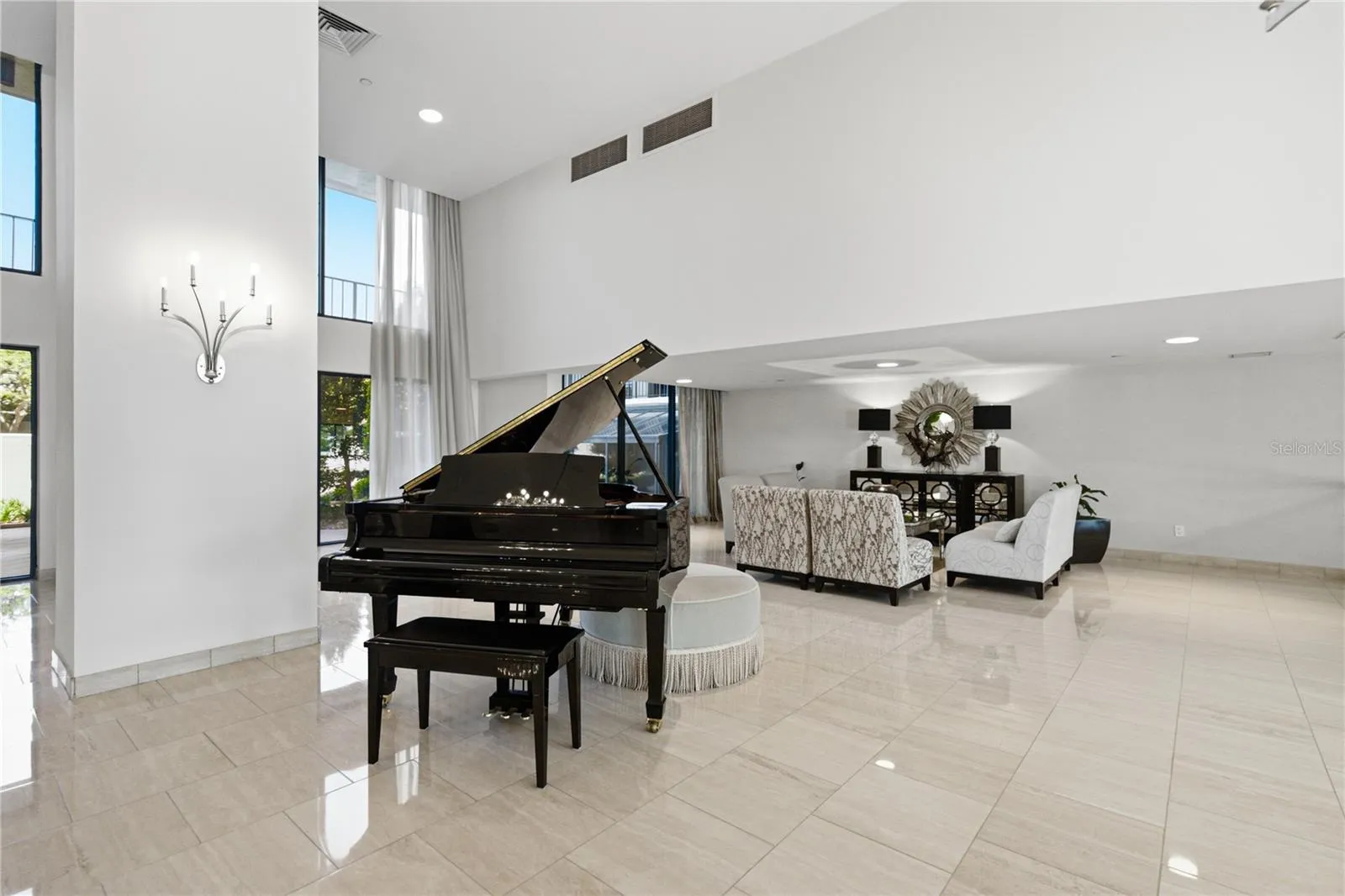 Lobby grand piano