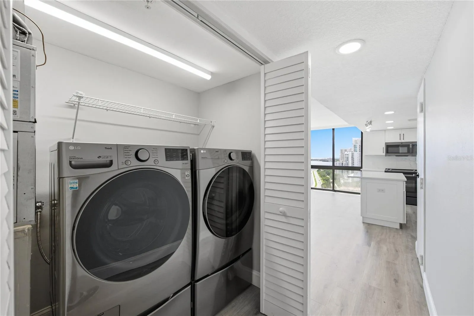 Laundry closet