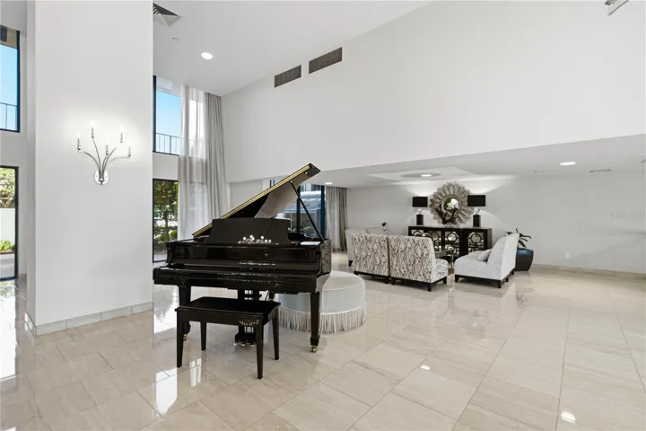 Lobby grand piano