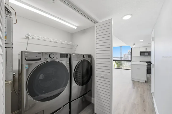 Laundry closet