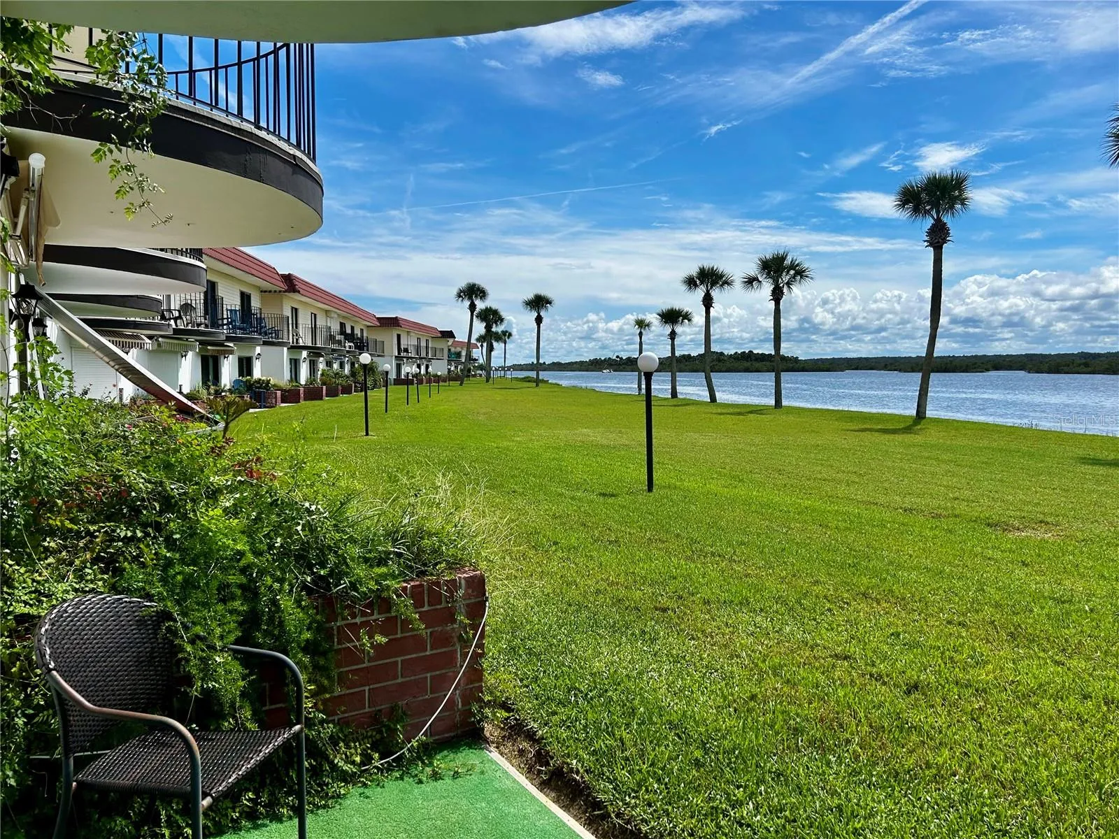 Downstairs patio
