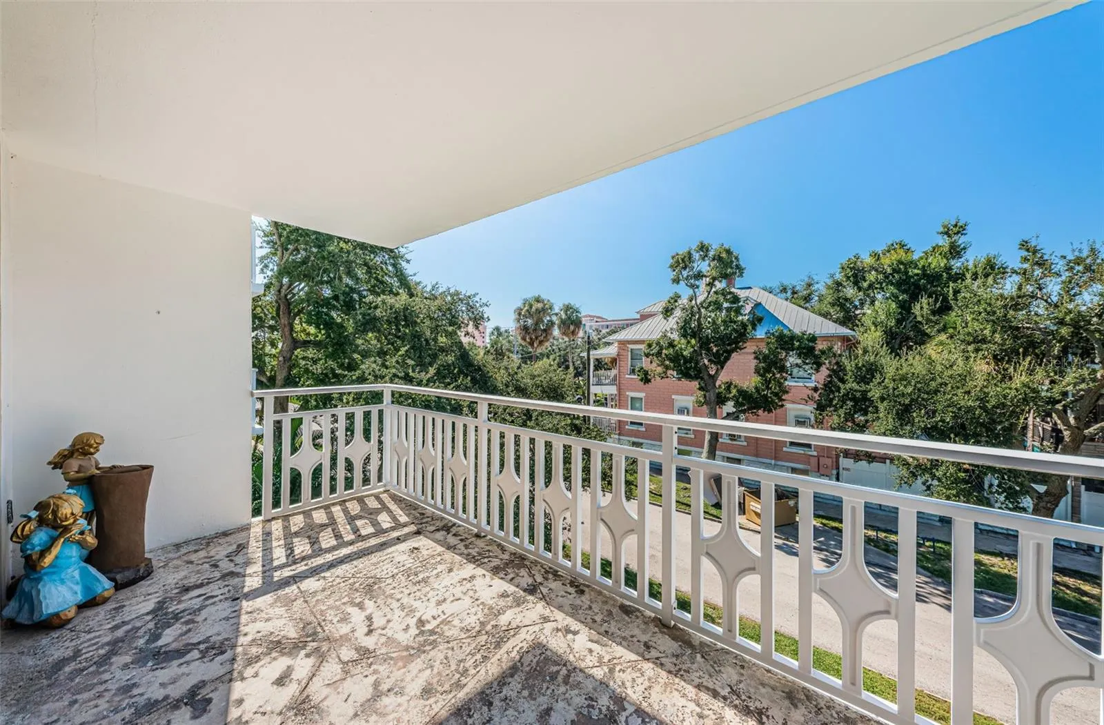 Balcony with views of the Park and Vinoy across Beach Drive NE