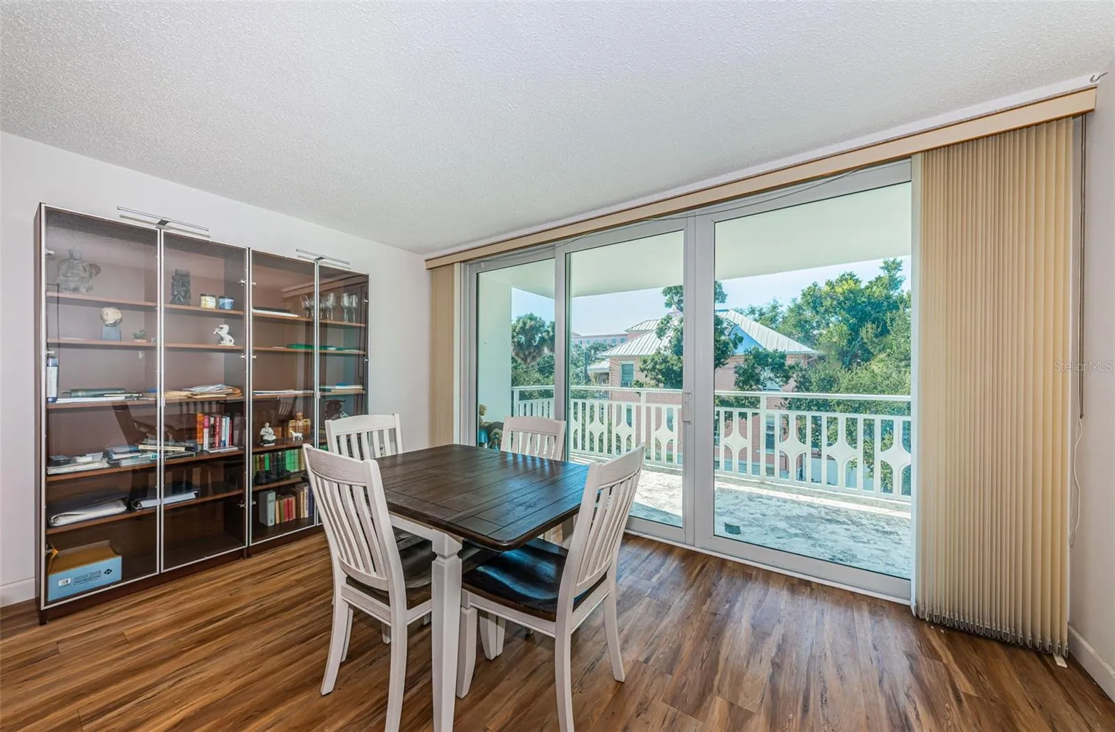 Dining area with Sliding Glass door to the balcony