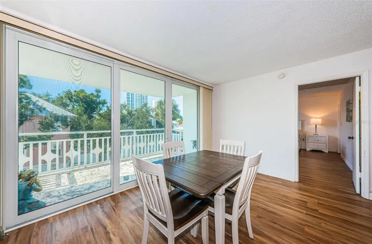 Dining area off the Primary Bedroom and adjacent to the Living Room