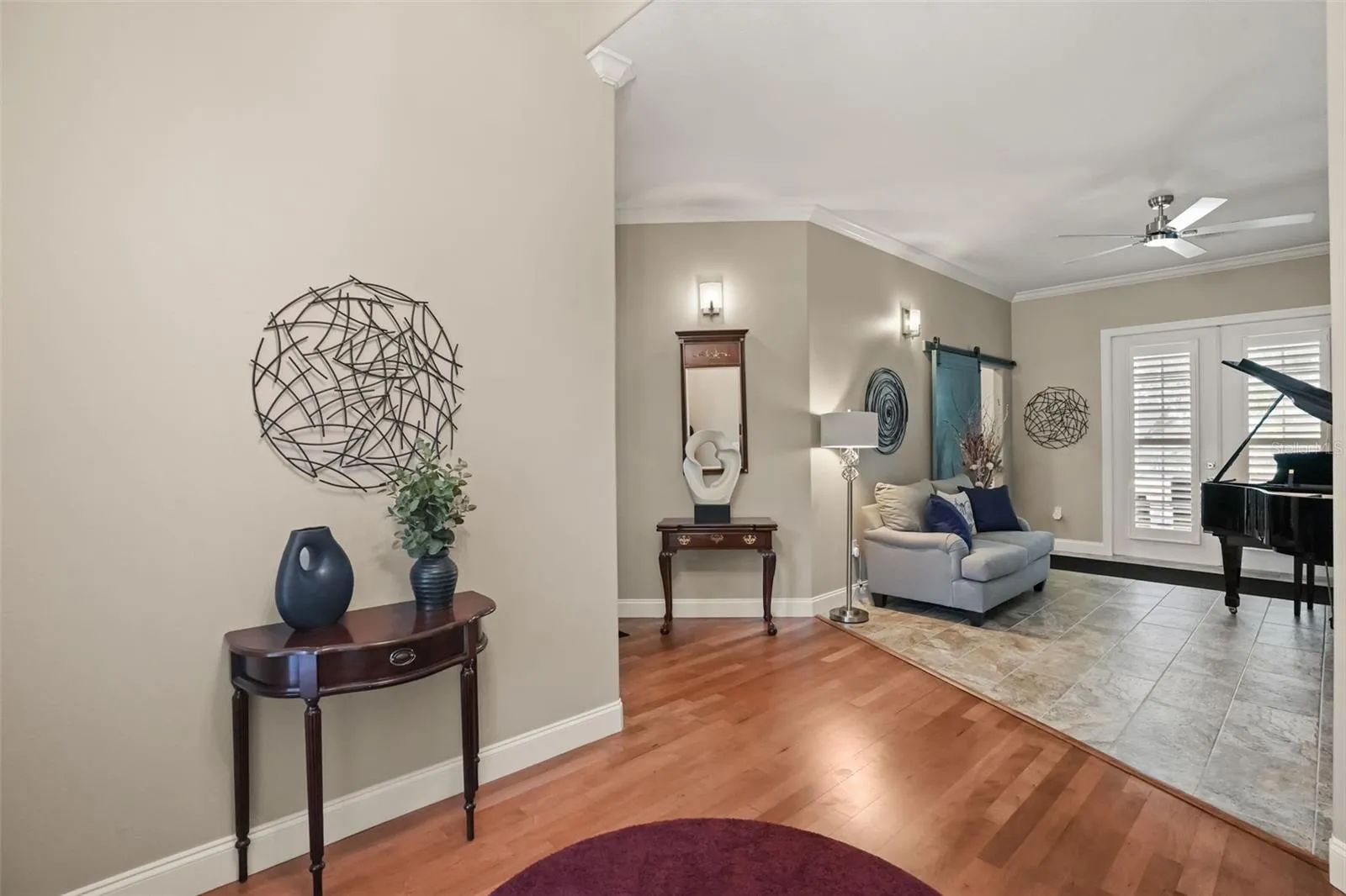 Entry & Living Room