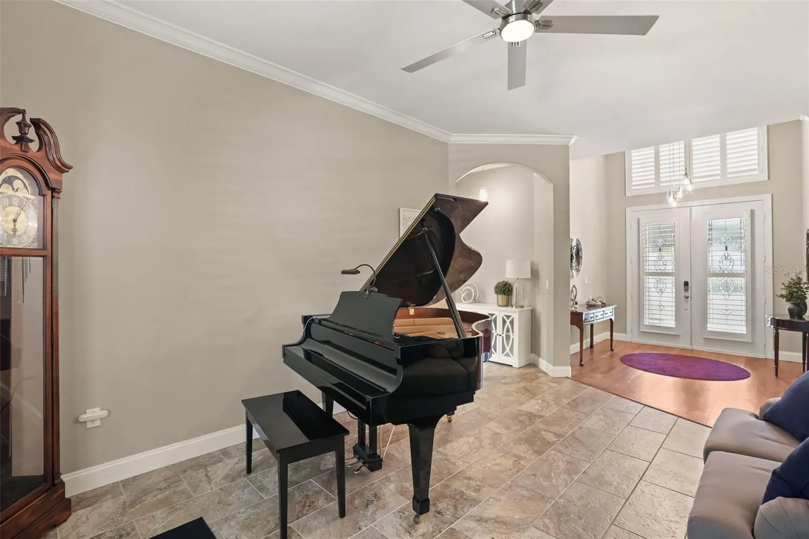Living Room and view of Entry