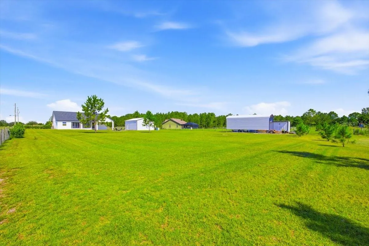 Back Yard and RV carport