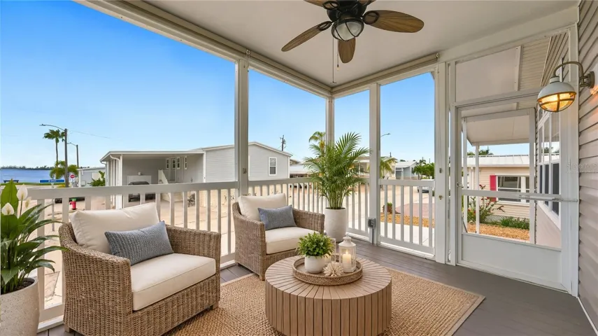 Virtually Staged Lanai
