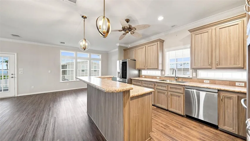 Kitchen and dining room