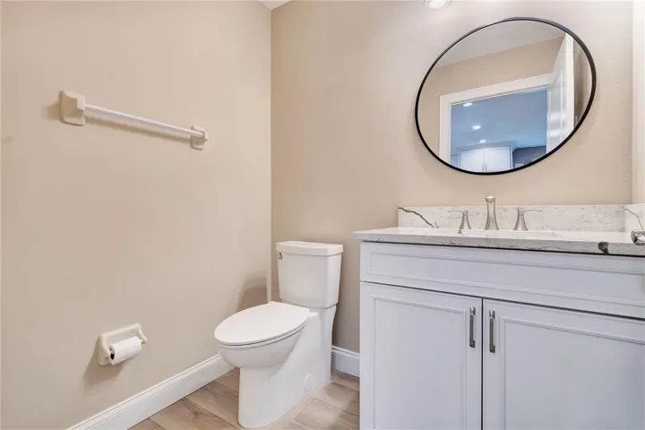 half bath downstairs