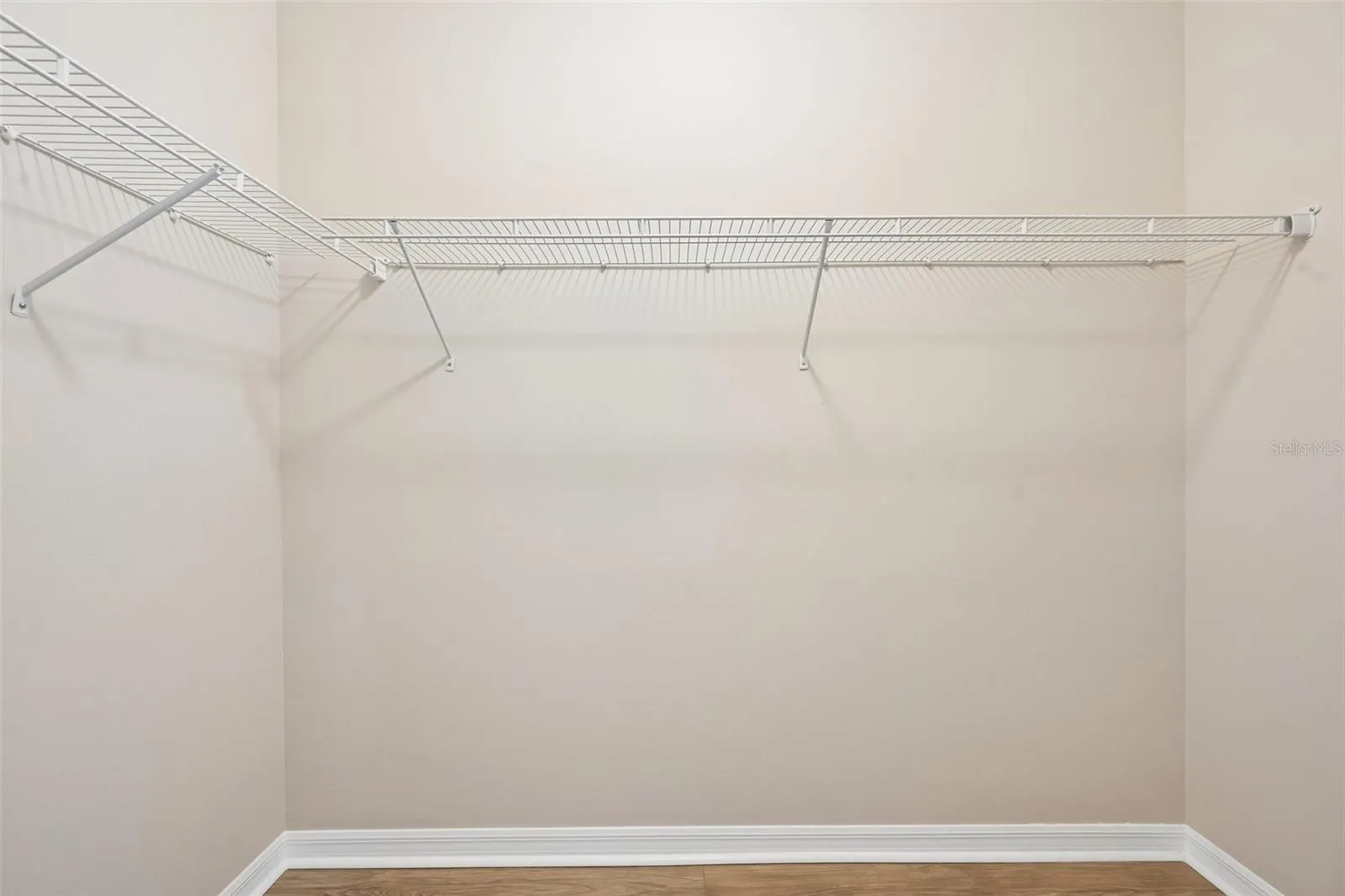 Walk in closet in primary