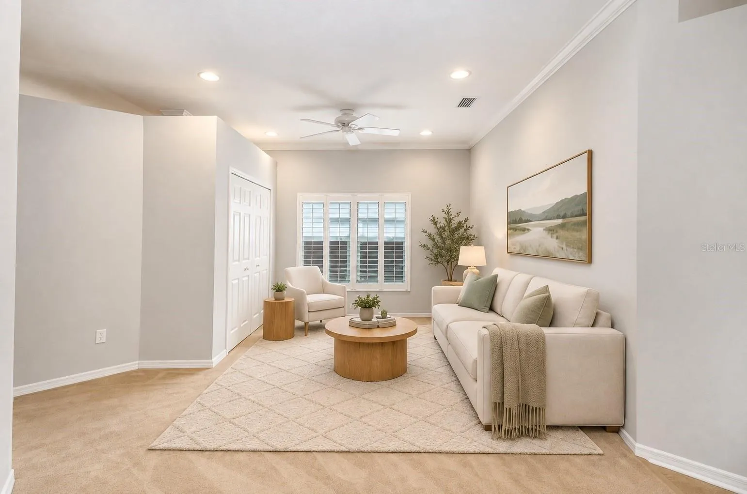 Family Room with LARGE Pantry