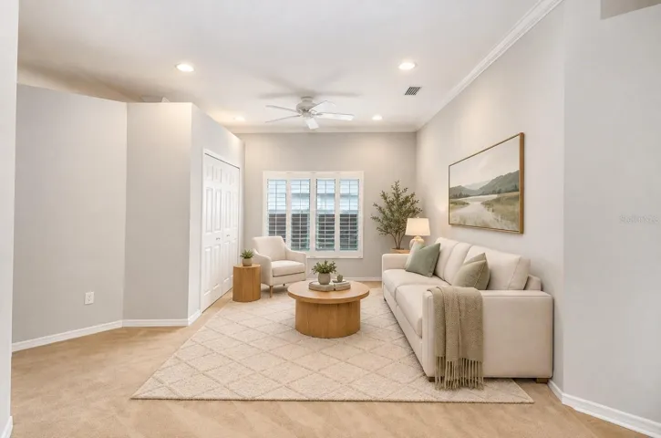 Family Room with LARGE Pantry