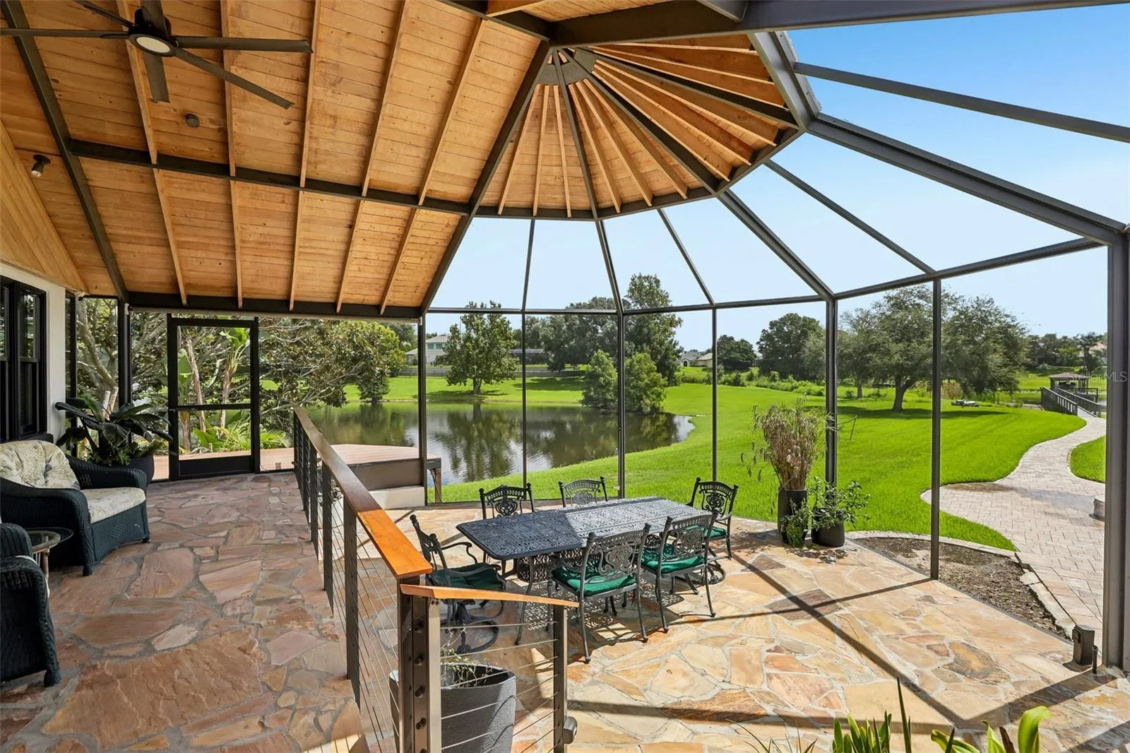 Plenty of space for entertaining.
