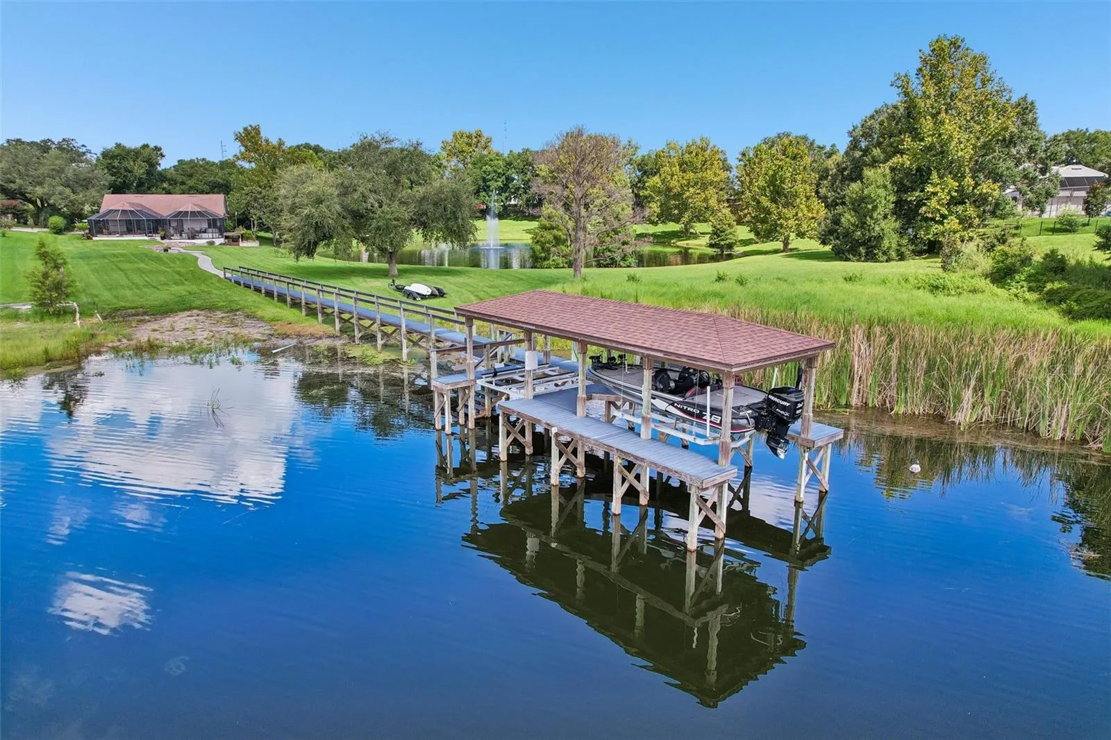 View of dock.