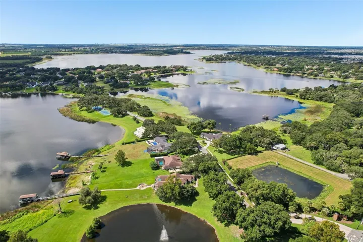 South view of Johns Lake and Deer Island.