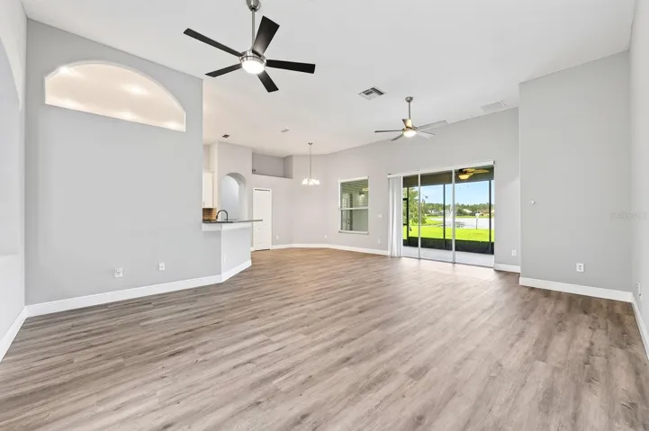 Open concept floor plan.
