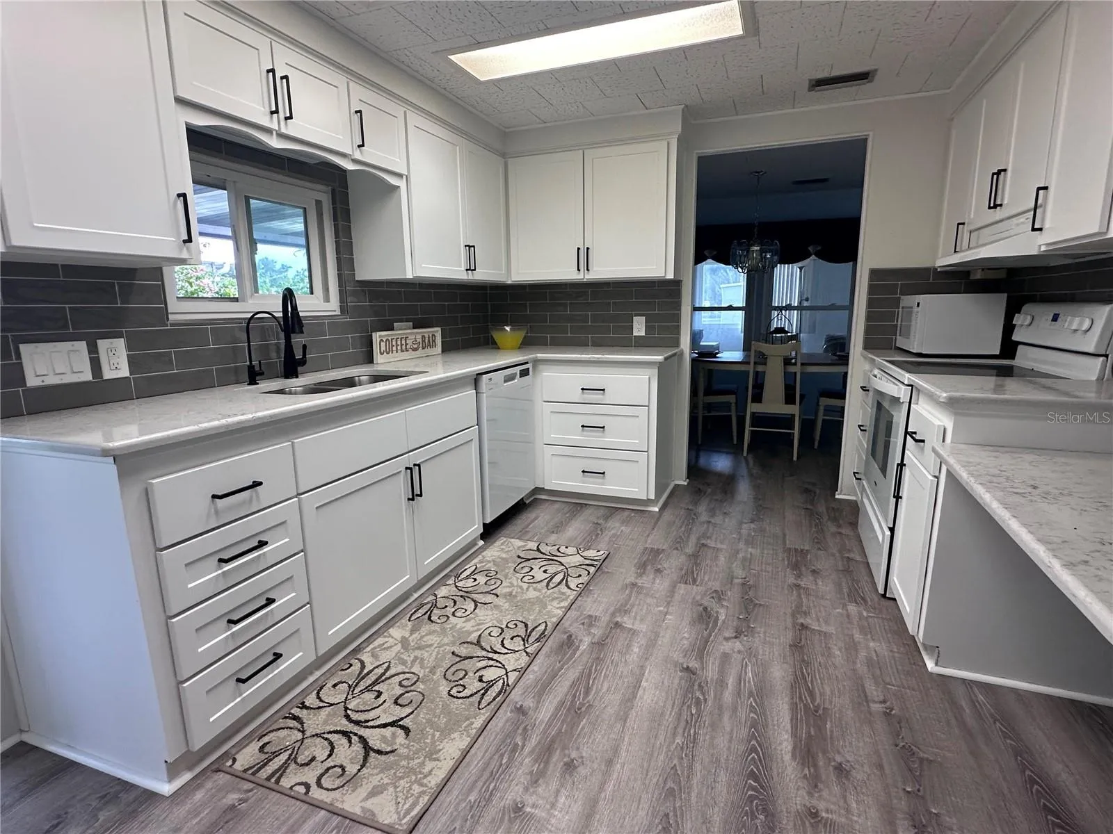 Gorgeous update kitchenWith Luxury Vinyl Flooring