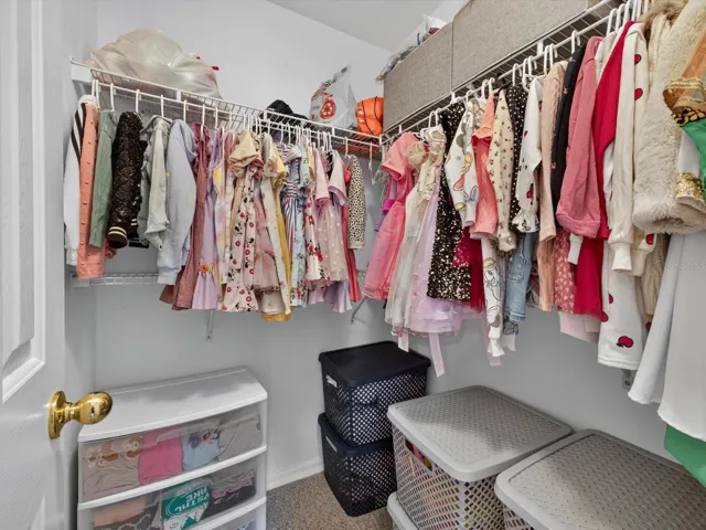 large walk in closet