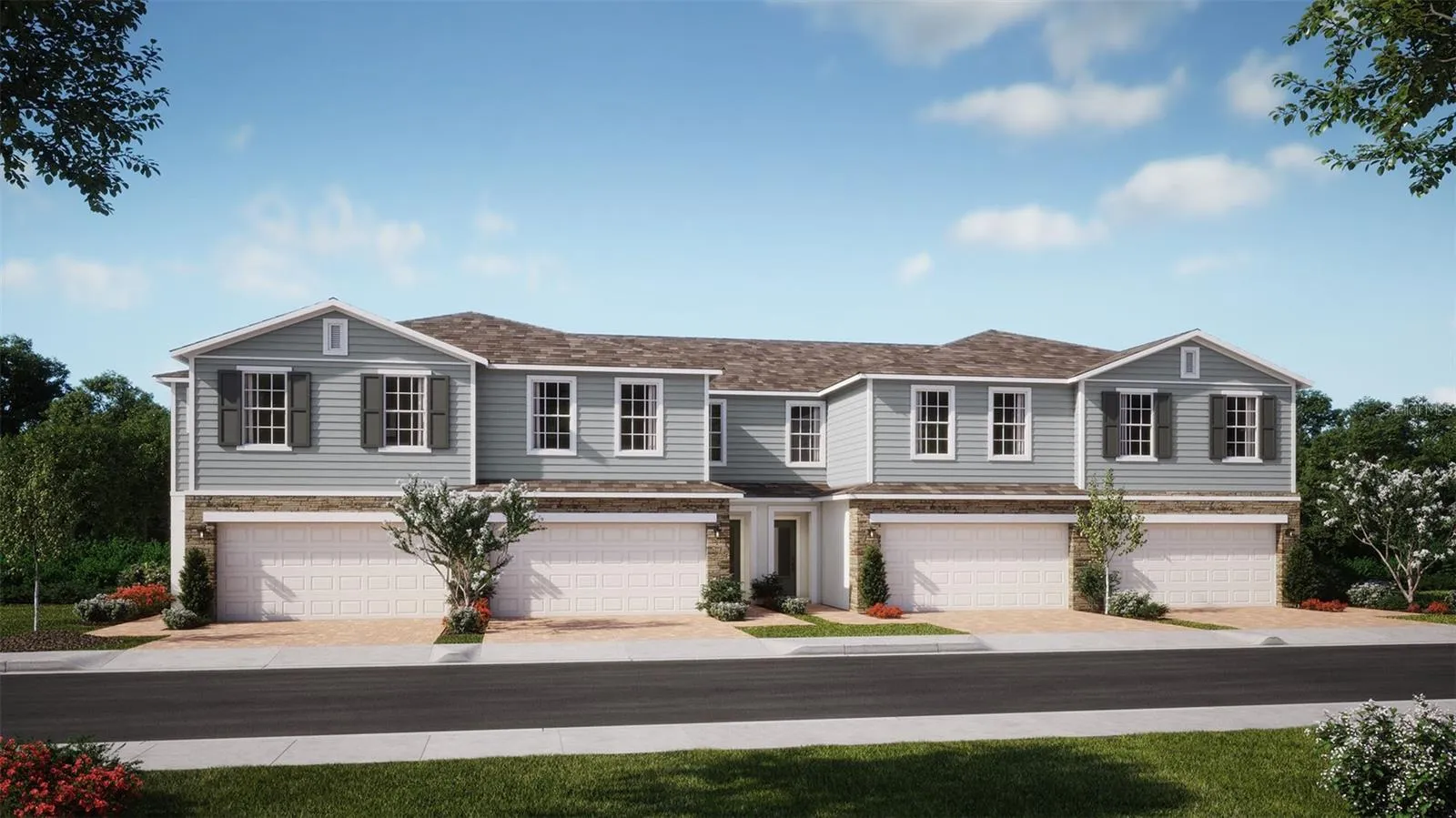 Townhome Exterior Rendering