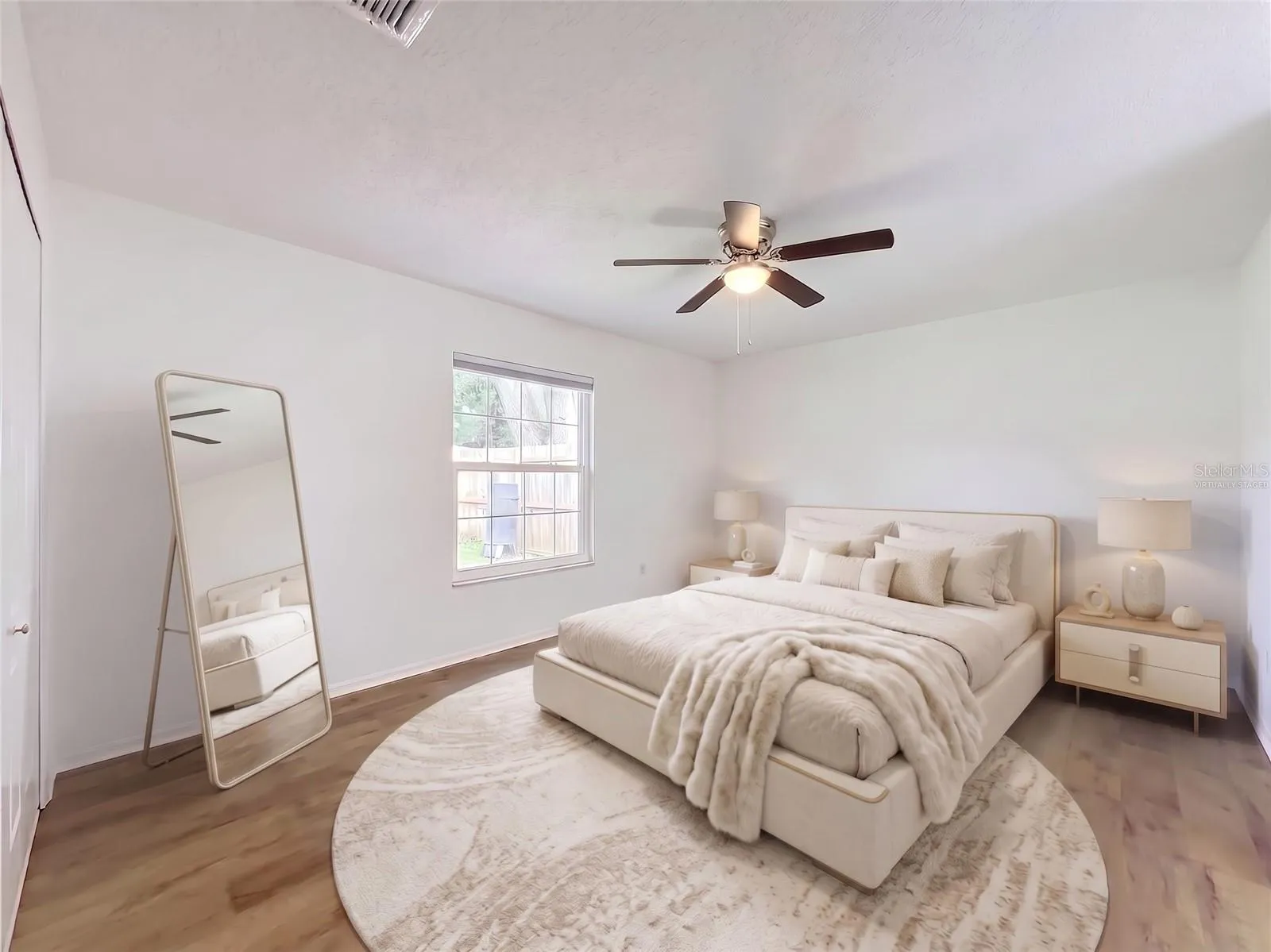 Primary Bedroom Virtually Staged