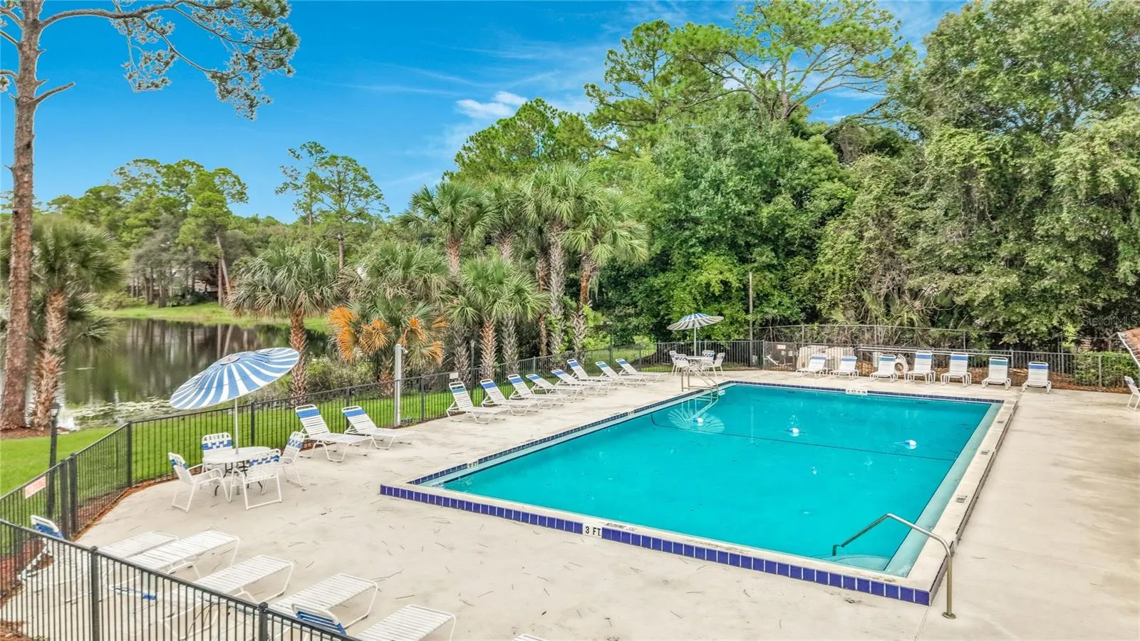 Enjoy the pool.