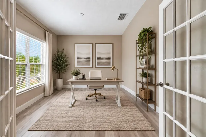 Virtually Staged Office