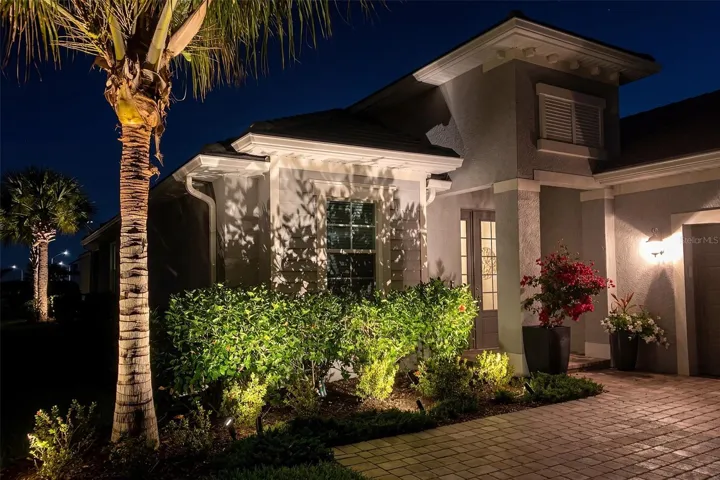 Front of House at Night