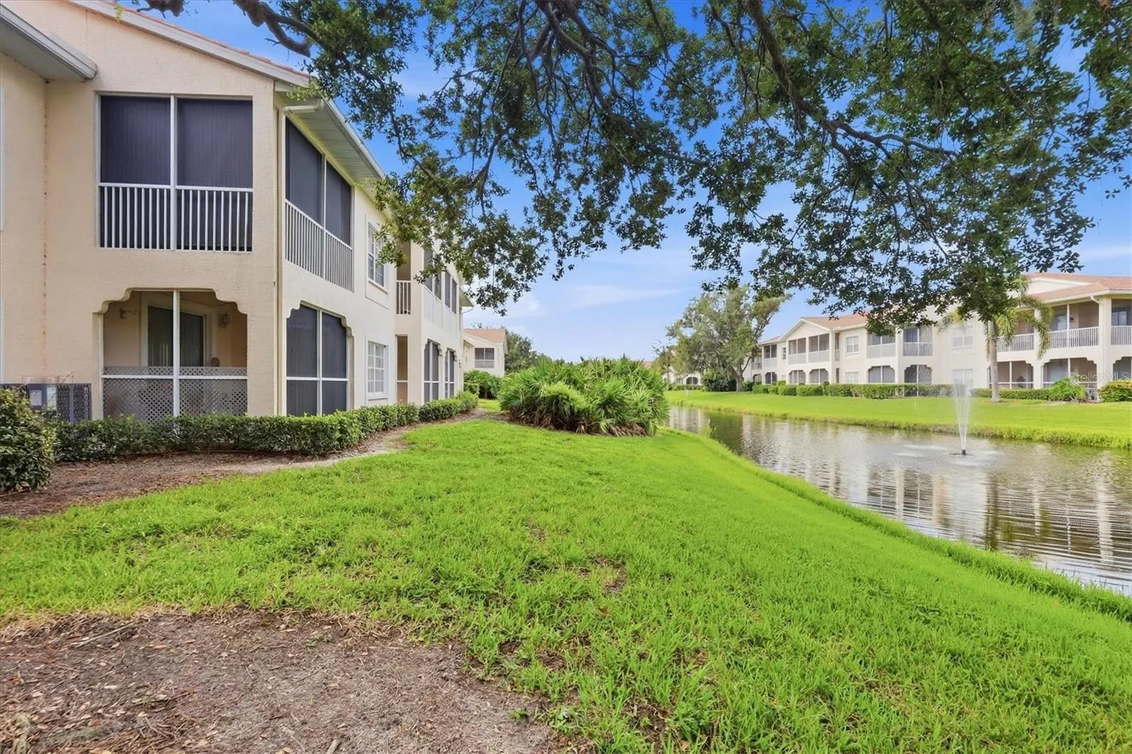 Rear view of the condo.