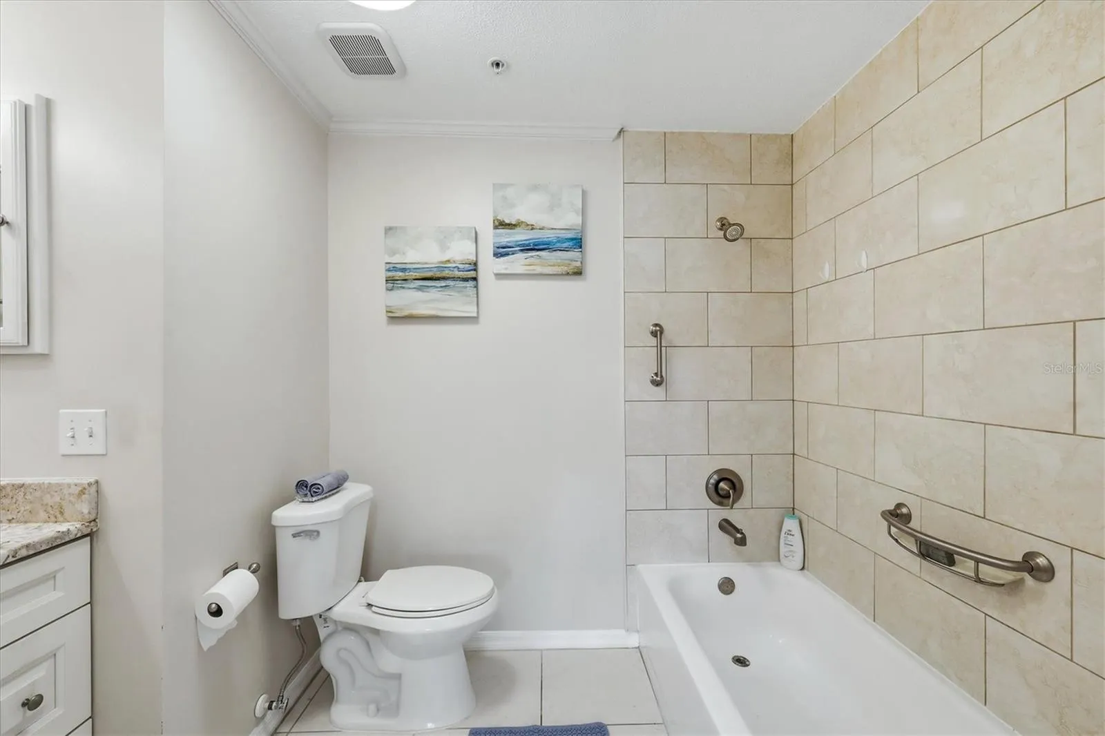 Rub a dub dub in the shower tub.