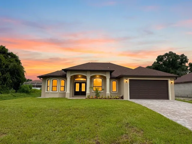 Dusk at your DREAM HOME!