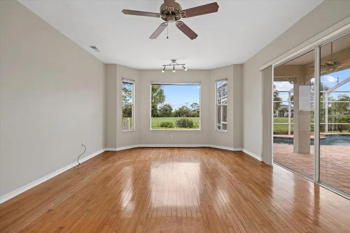 Family Room with Sliders to the Lanai &amp; Pool