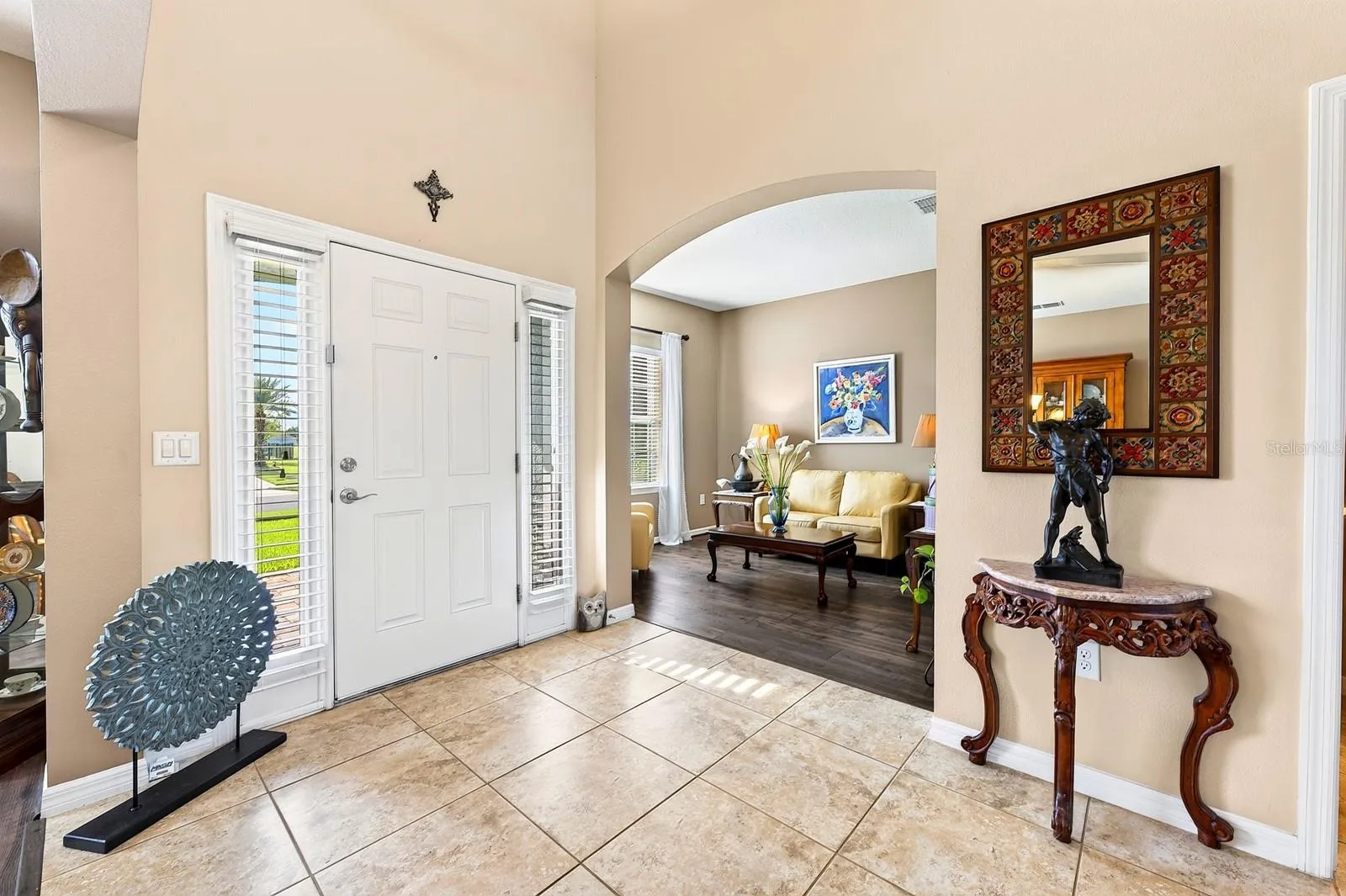 Foyer, formal living room.