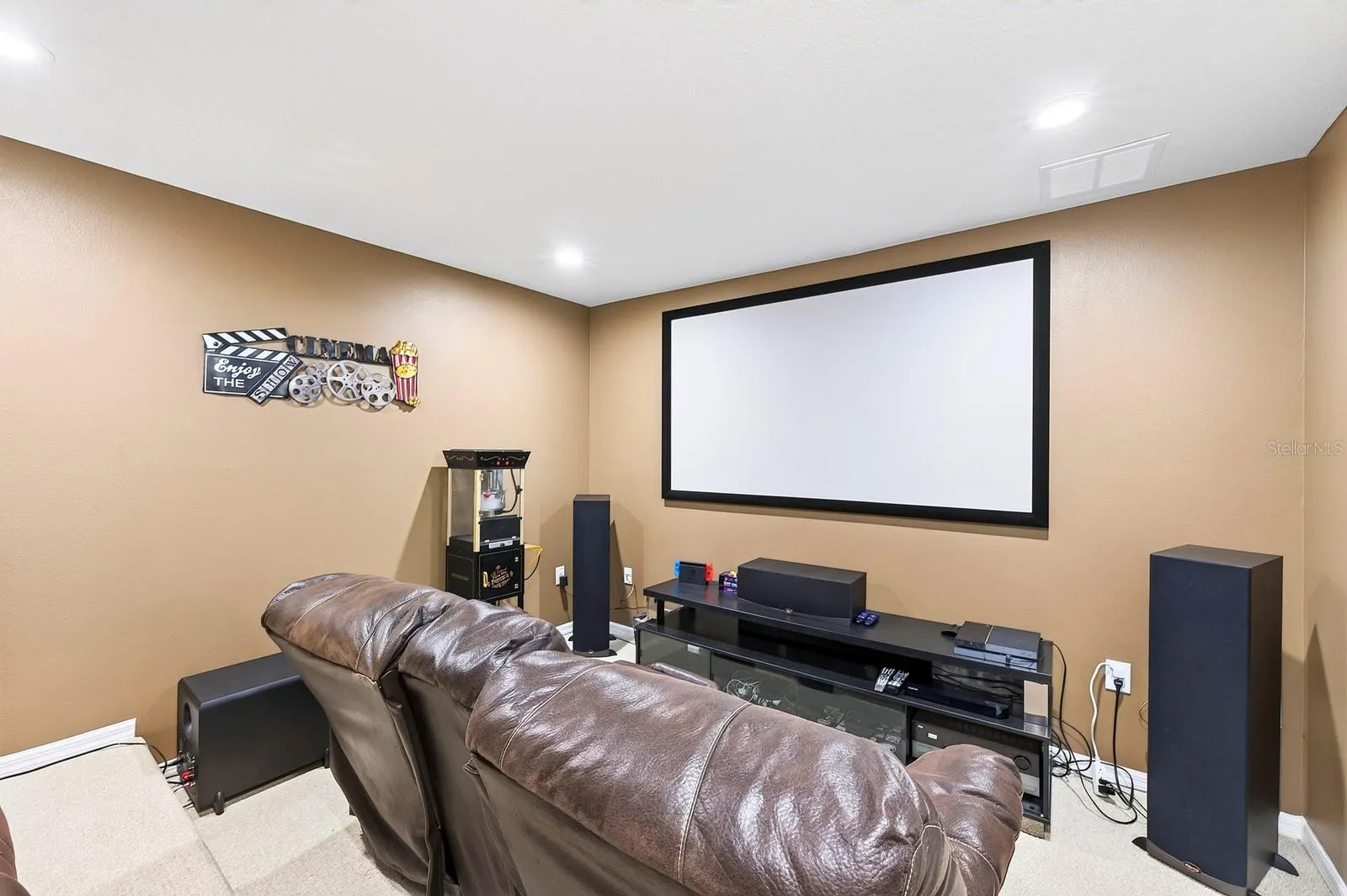 Theater Room.