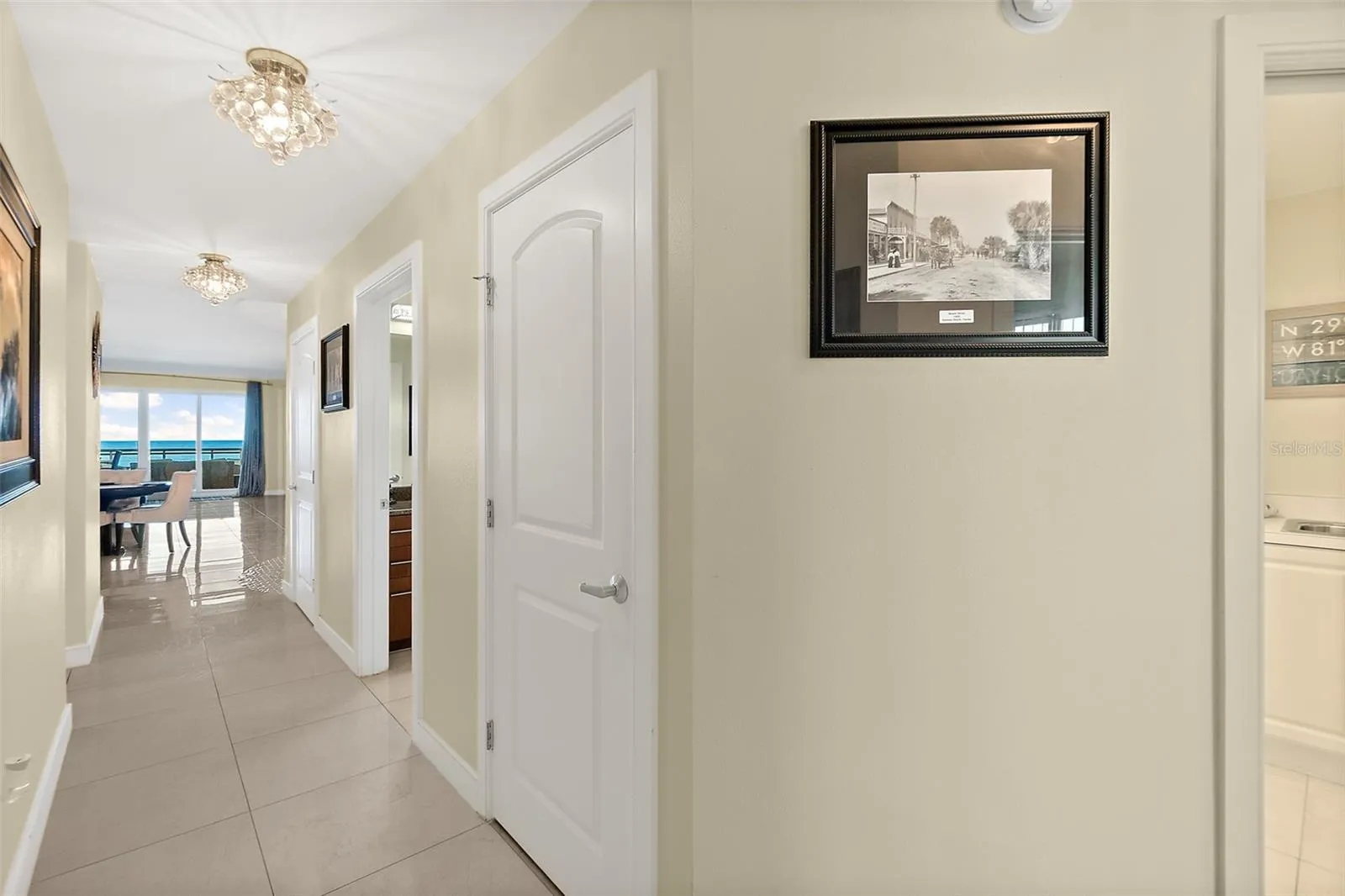 Hallway to the west wing