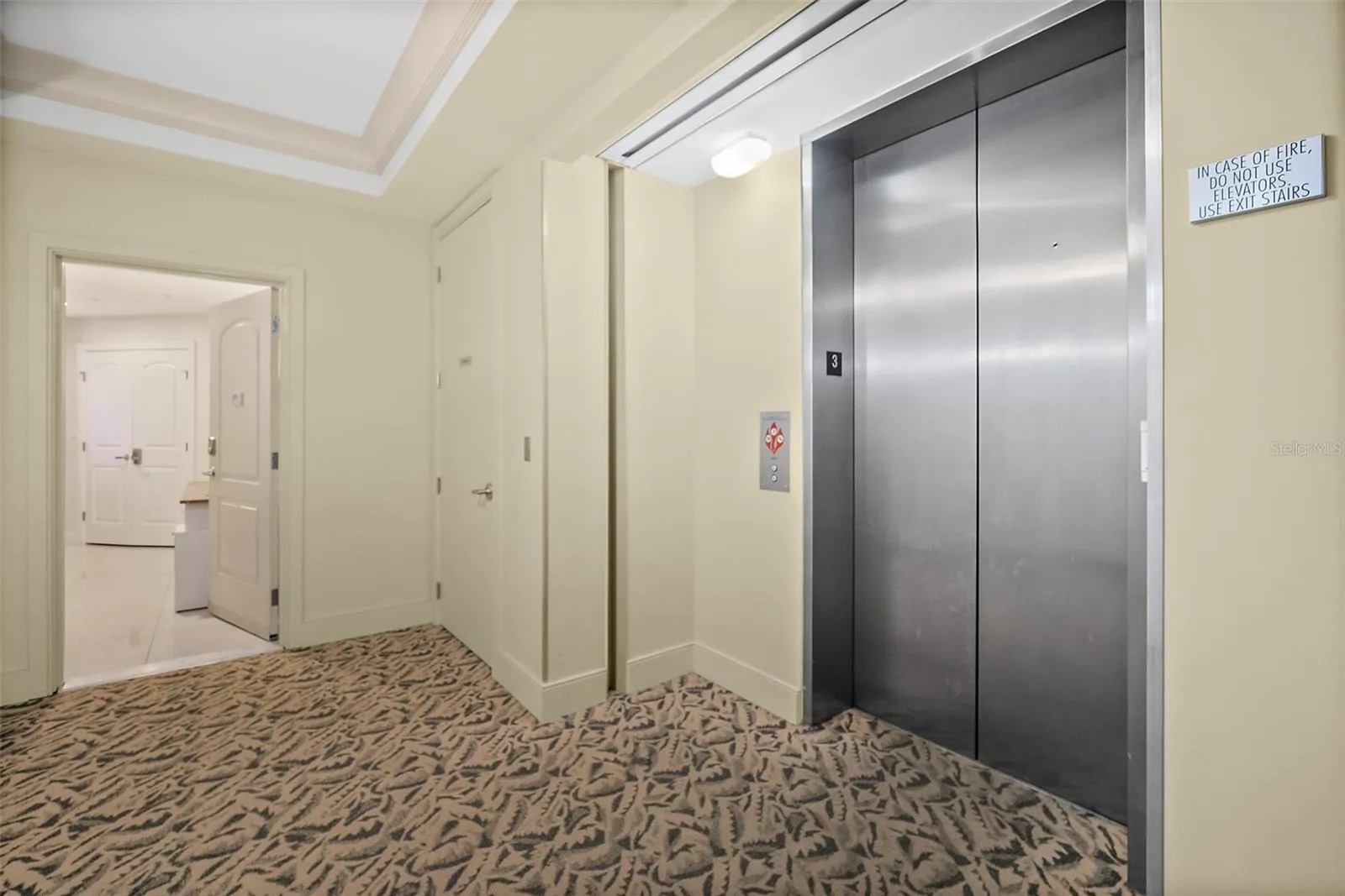 Backdoor entrance to the 2nd elevator