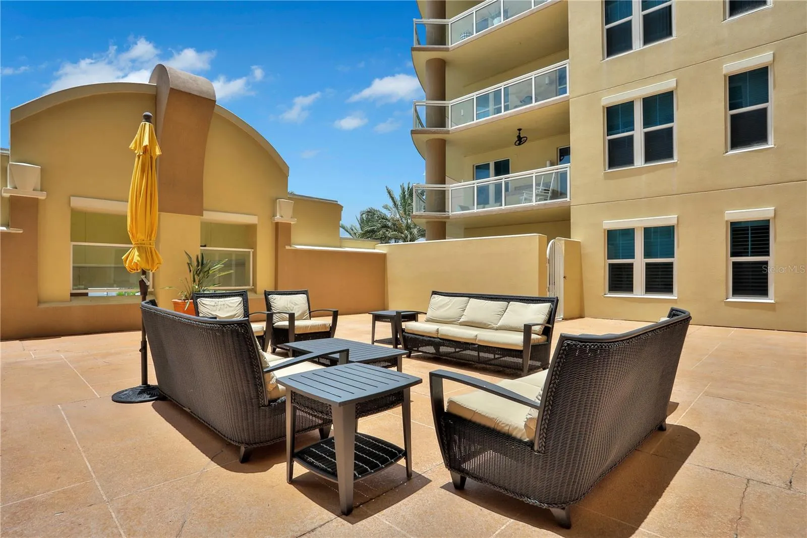 Outdoor veranda