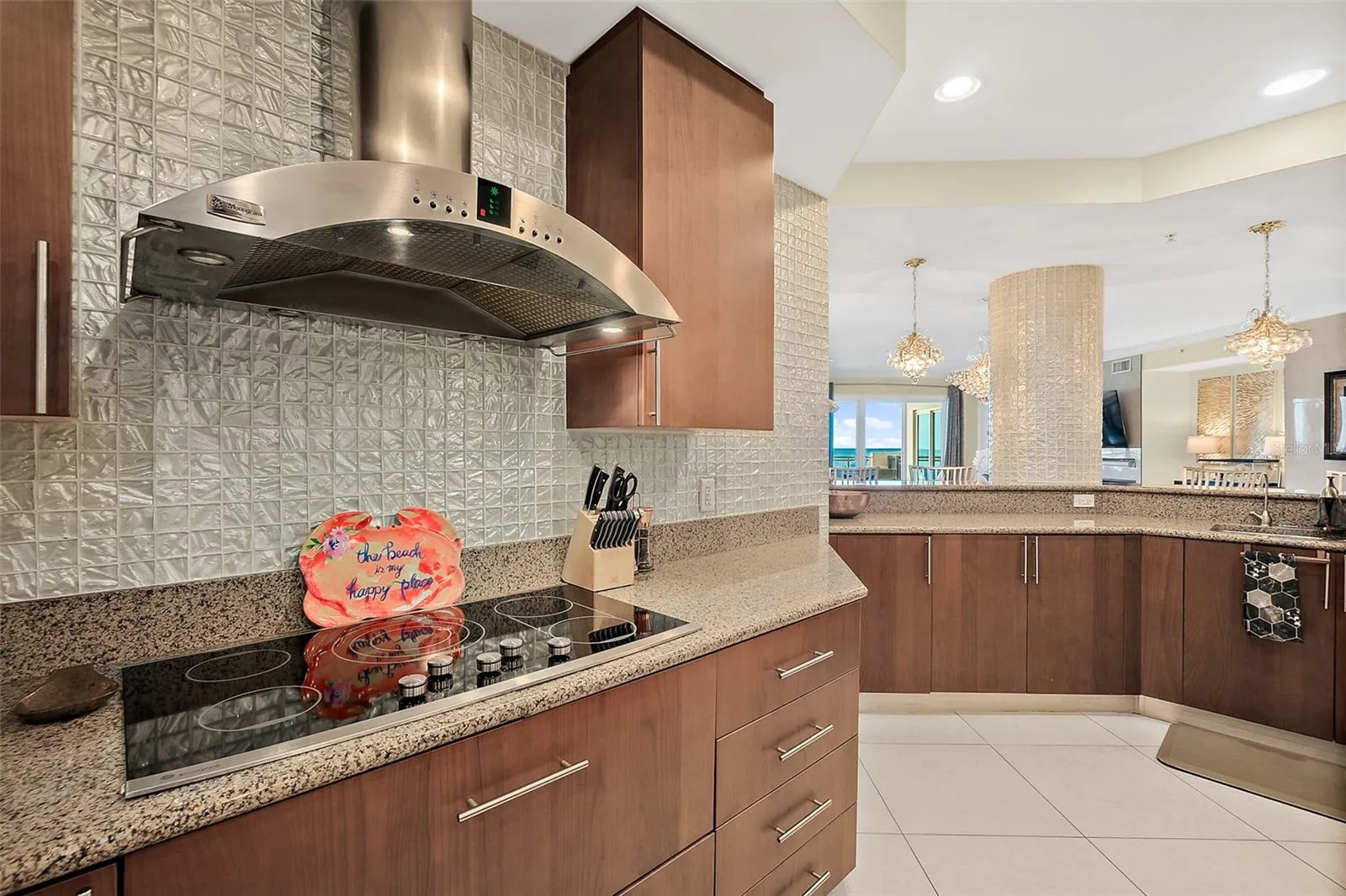 Glass cooktop