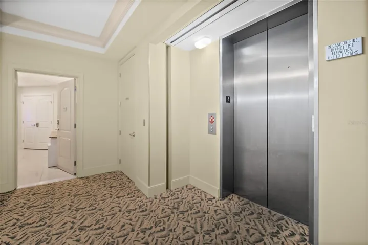 Backdoor entrance to the 2nd elevator