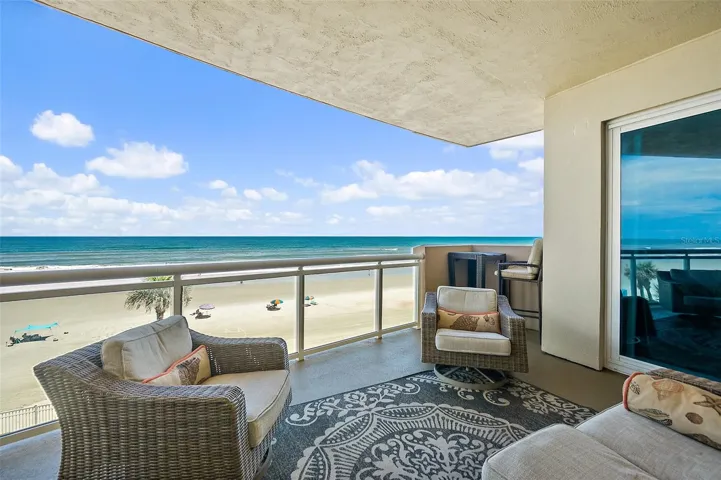Very private balcony