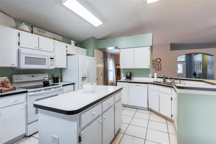 Kitchen is open to the living areas,