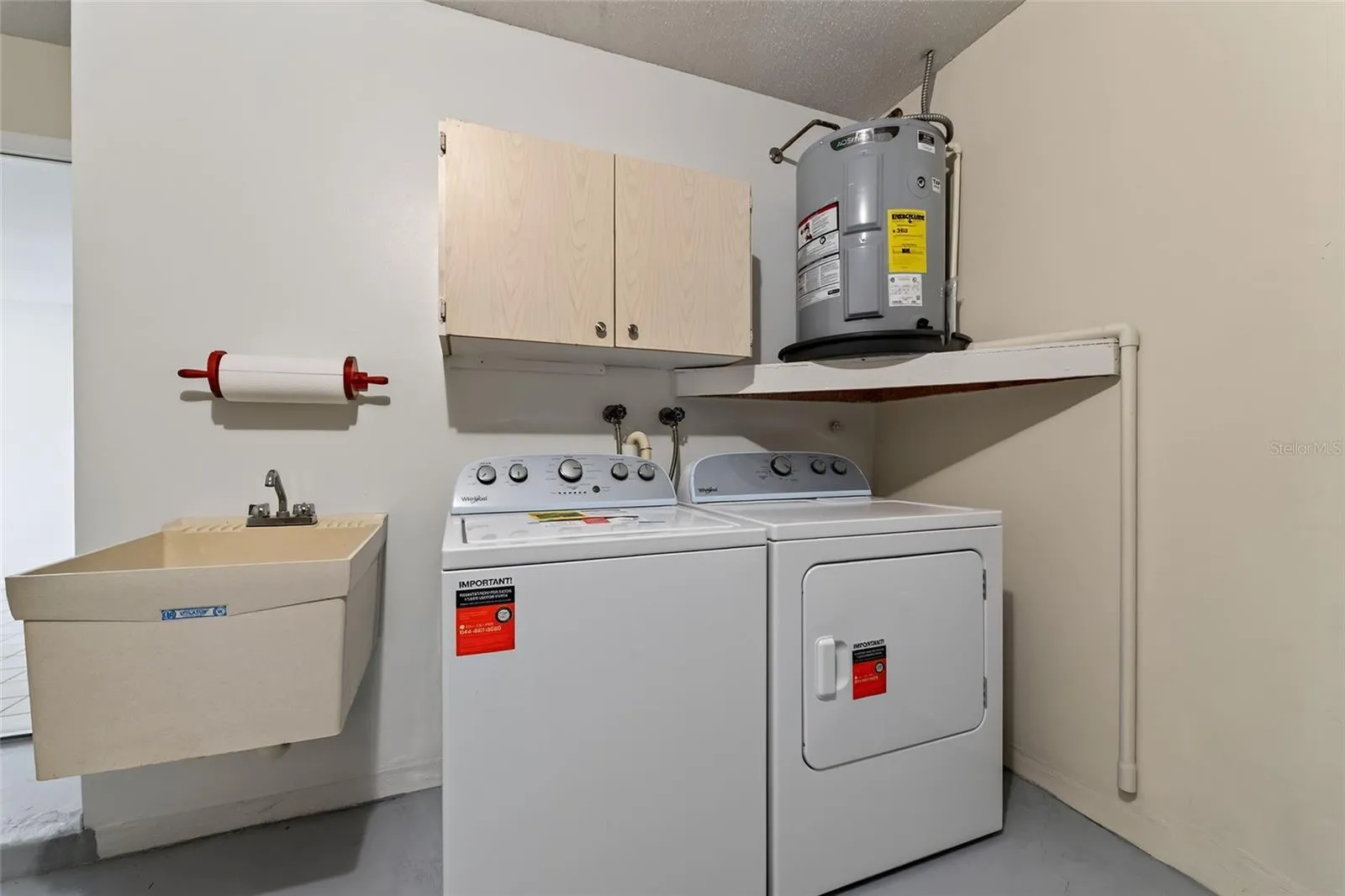 Laundry Area- 9545 Danville Court, #42, New Port Richey, FL 34655Wedgewood Village Condos in Heritage Lake