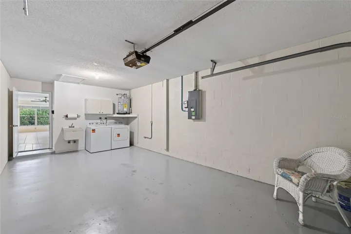 Oversized Garage & Laundry Area- 9545 Danville Court, #42, New Port Richey, FL 34655Wedgewood Village Condos in Heritage Lake