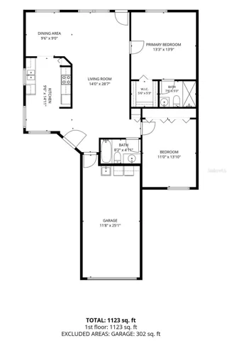 Floor Plan- 9545 Danville Court, #42, New Port Richey, FL 34655Wedgewood Village Condos in Heritage Lake