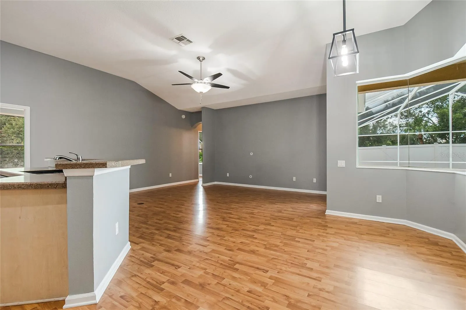 Family Room and Kitchen Combo