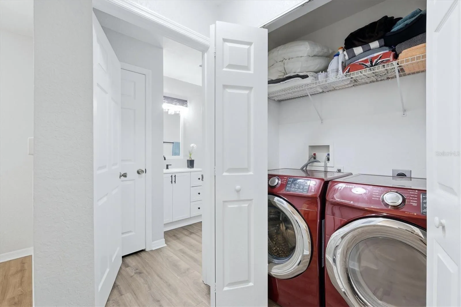 Washer and Dryer closet