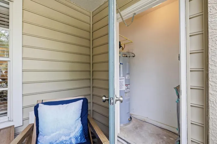Hot Water Heater and Extra Storage