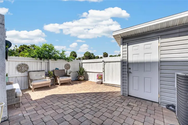 PATIO W/ STORAGE