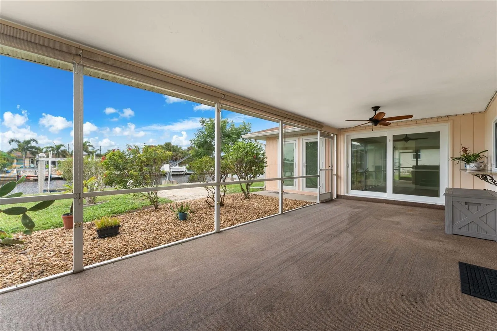 Canal views from the lanai